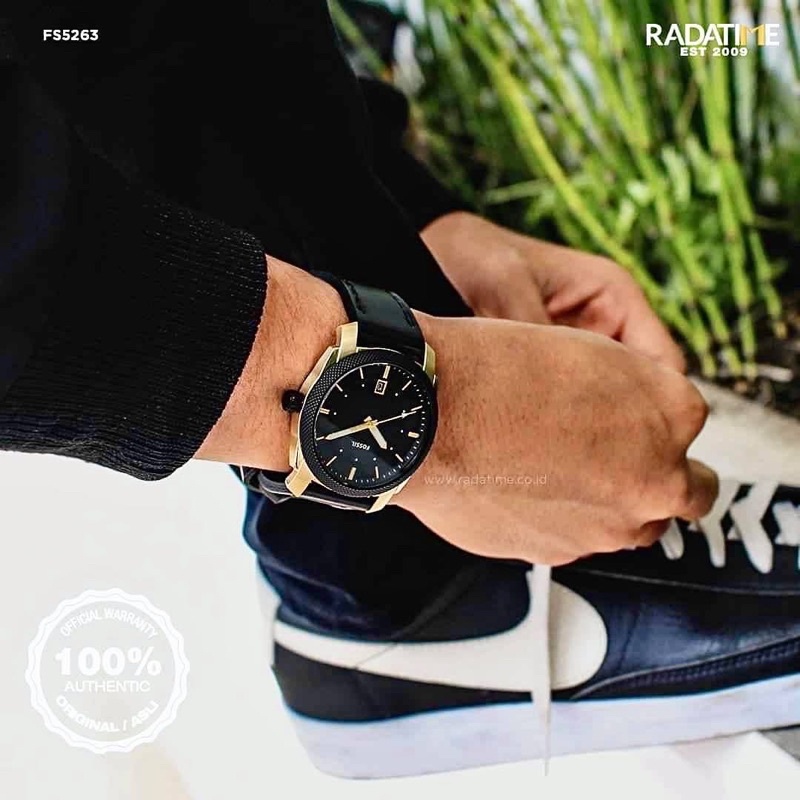 (Auth) ĐỒNG HỒ NAM FOSSIL MACHINE BLACK LEATHER | BigBuy360 - bigbuy360.vn