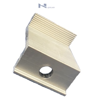 [GIÁ HỦY DIỆT] Pát Kẹp Cuối Tấm Pin Năng Lượng Mặt Solar Nhôm Nhập Khẩu_Bát Kẹp Biên_Kẹp Z Solar _Kích Thước 35-40-30 mm