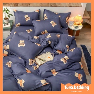 Bộ vỏ chăn ga gối - Gấu teddy xanh - Chất liệu Poly - Hàng nhập khẩu chất lượng cao - Đủ kích thước