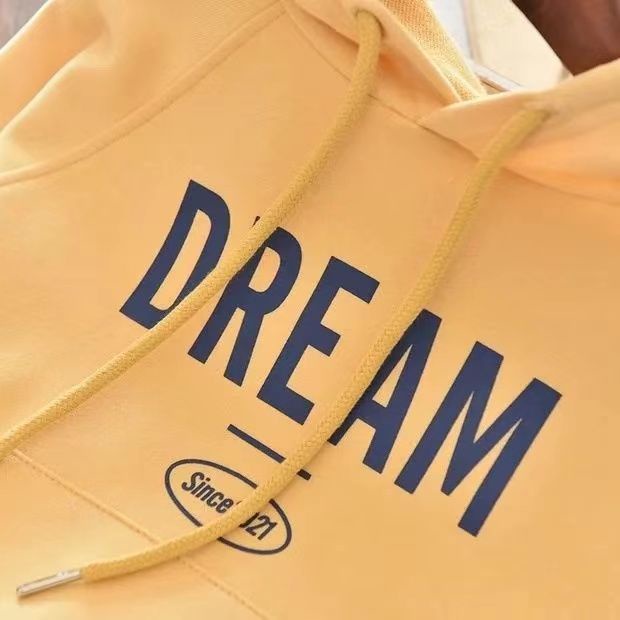 Áo hoodie in chữ thời trang xuân thu cho bé gái