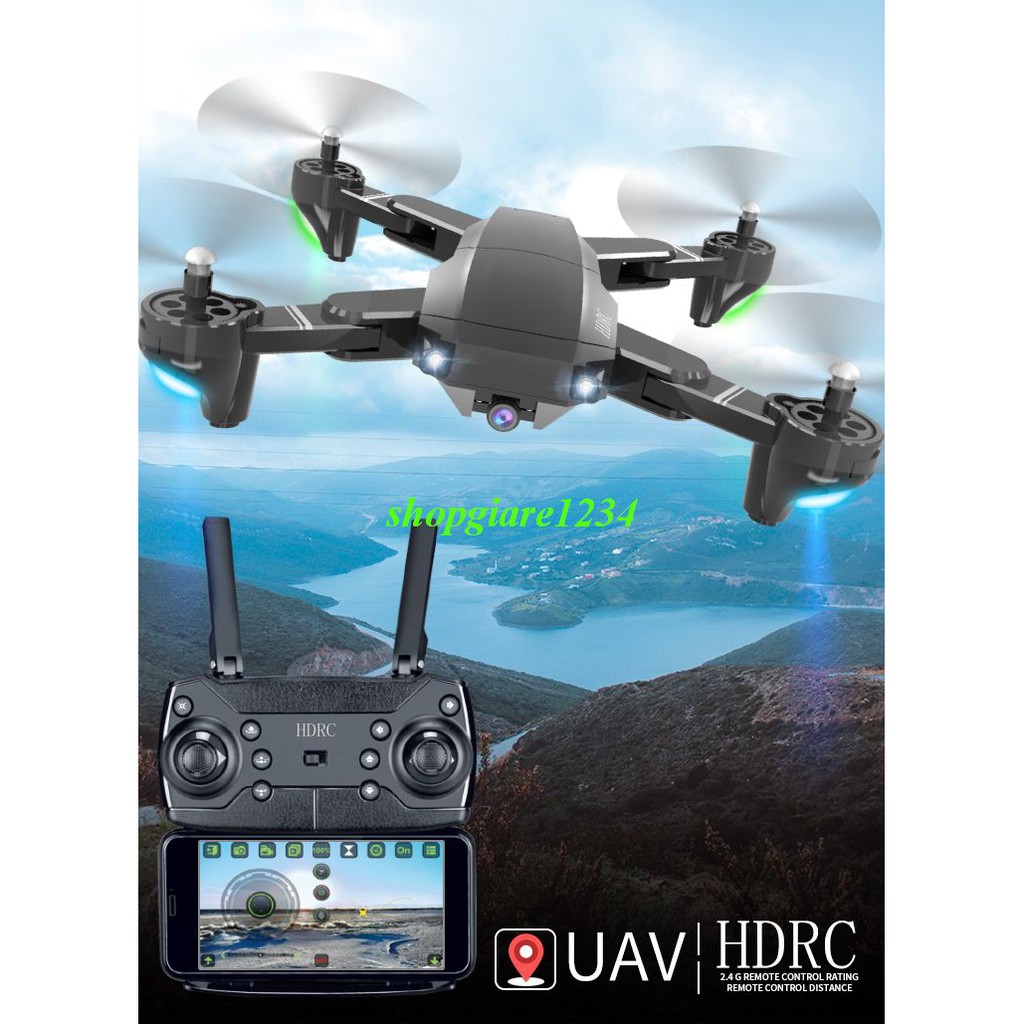 [Mã 159ELSALE hoàn 7% đơn 300K] Flycam quay video 4K thần thánh - Camera xoay 120 độ - F62 DRONE DISCOVERY 2