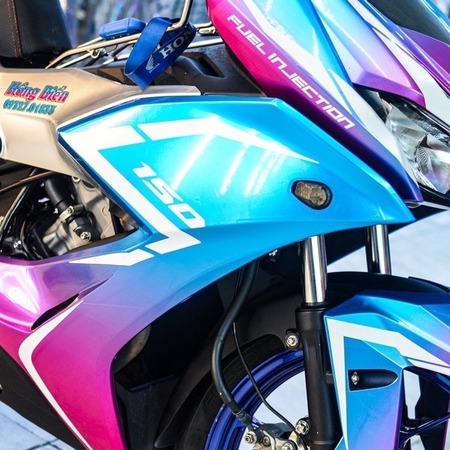 Tem Trùm Winner X Chuyển Màu Xanh Hồng Cực Nổi Bật - Decal Candy Cao Cấp