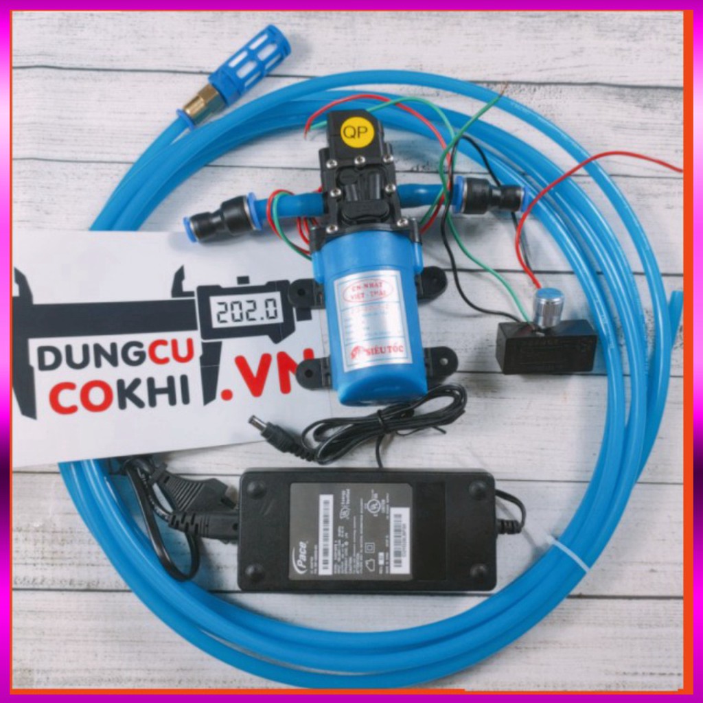 [GIÁ TỐT]  Combo máy phun sương giá rẻ 8béc-15m dây- lọc nước