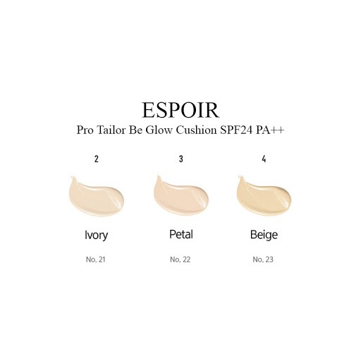 Set Cushion Espoir phiên bản cải tiến