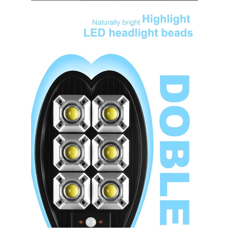 Đèn LED Năng Lượng Mặt Trời Chống Thấm Nước Cảm Biến Chuyển Động 700Watts