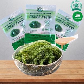 Rong nho tách nước Green Food Organic Gói 20gr nở ra 100gr rong nho tươi