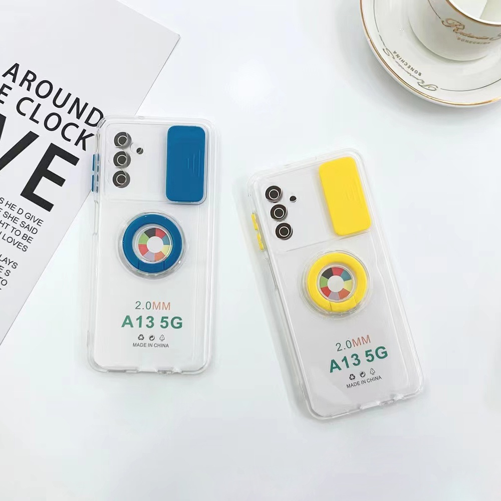 Ốp Lưng Trong Có Nhẫn Móc Cho Điện Thoại Samsung A13 A33 A53 A73