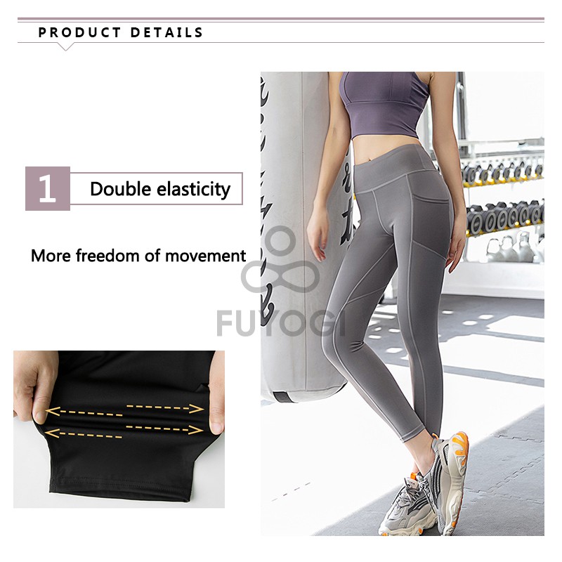 Quần Legging thể thao dáng ôm thiết kế nâng hông co giãn dành cho nữ | BigBuy360 - bigbuy360.vn