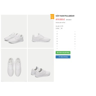 Giầy nam Pull&Bear