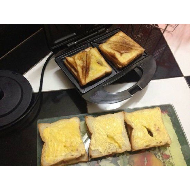 Máy nướng bánh mì sandwich Nikai cao cấp, máy nướng bánh đa năng chống dính