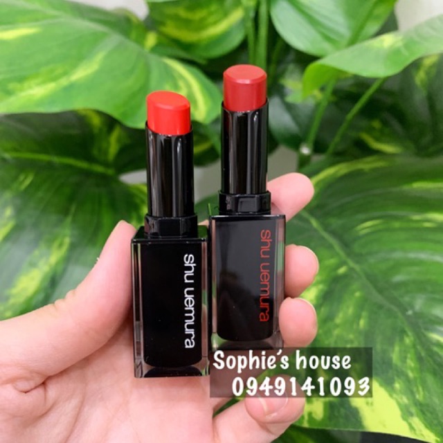 Son Shu Uemura Rouge Unlimited Matte vỏ đen