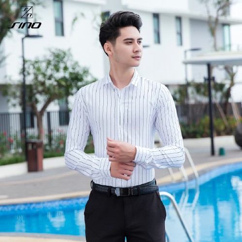 Áo Sơ Mi Nam FLASHBACKS Dài Tay - Thiết Kế Công Sở Cho Phái Mạnh - Chính Hãng Flashbacks - AD00009 | BigBuy360 - bigbuy360.vn