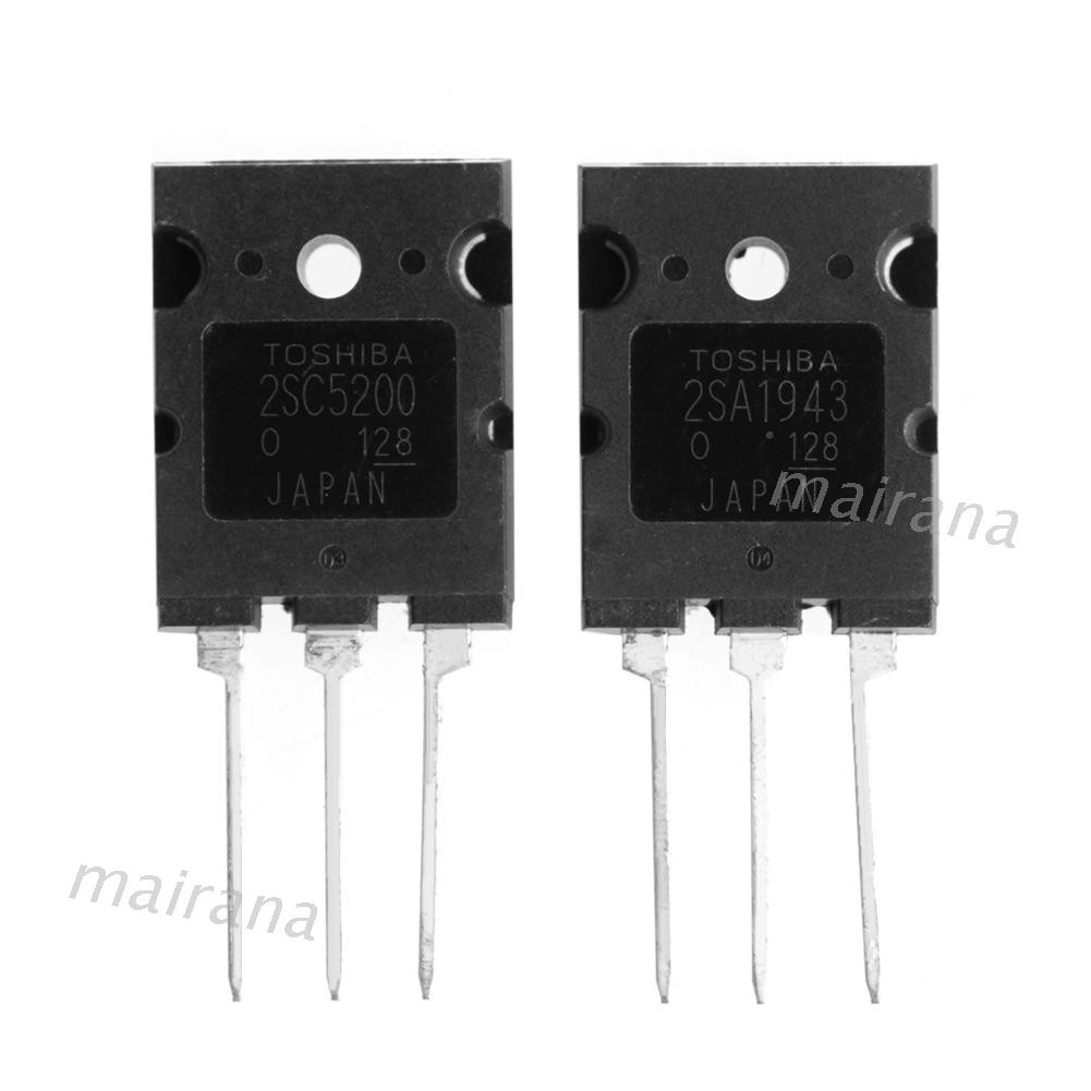 Một cặp ống khuếch đại âm thanh công suất cao A1943 C5200 2SA1943 2SC5200