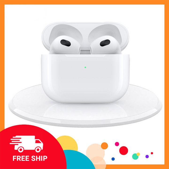 ⚡FREESHIP⚡ Tai Nghe Bluetooth Thế Hệ 3, Tai Nghe Không Dây Cao Cấp, Bass Siêu Hay, Cảm Biến Đổi Tên Định Vị