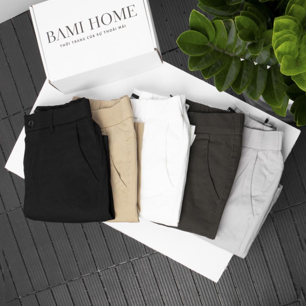 Quần short kaki cao cấp BAMI HOME vải mềm mịn form thoải mái dễ phối đồ QK03A !