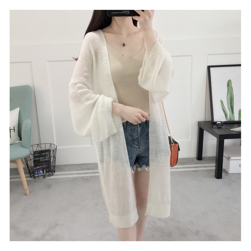 Áo Choàng Đi Biển Áo Cardigan Áo Khoác Mỏng Dáng Dài Chất Đẹp Quảng Châu ACD1 | BigBuy360 - bigbuy360.vn