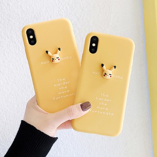 Ốp Lưng Pikachu Dễ Thương Nhiều Mẫu Mã Cho Điện Thoại iPhoneXs Max Apple 7p 8plus 6s Xr 6