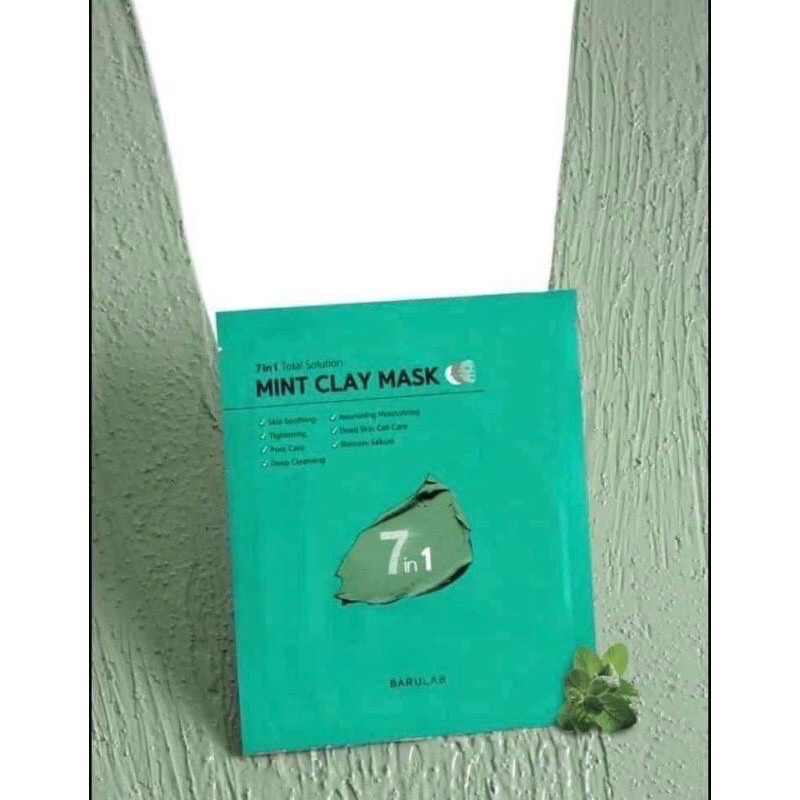 Mặt Nạ Đất Sét Barulab MINT CLAY MASK 7in1