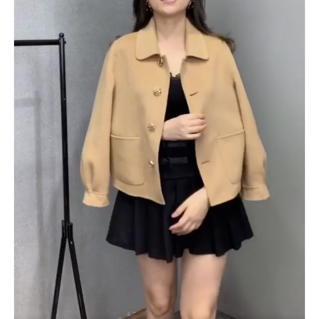 BÁN SỈ ÁO DẠ CÚC MỀM 2 TÚI CHO NỮ | BigBuy360 - bigbuy360.vn