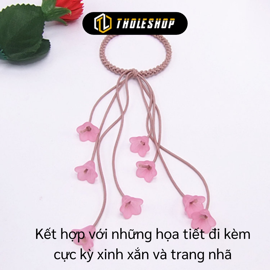 Dây Cột Tóc - Dây Chun Buộc Tóc Cổ Trang Kiểu Hoa Rơi Nhẹ Nhàng, Xinh Xắn Cho Nữ 9028