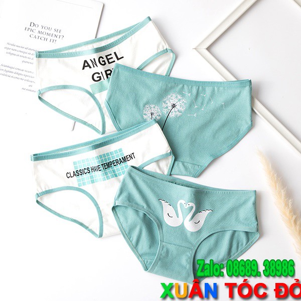 SỈ ZALO RẺ HƠN NHIỀU_ Quần Lót 5 Kiểu Angel Girl Mới N041