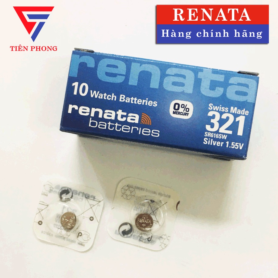 Pin Đồng Hồ Renata SR616SW 321 Thụy Sỹ - (Loại tốt - Giá 1 viên)