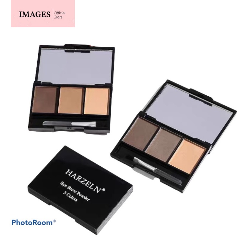 Bảng Phấn Tạo Khối 3 Màu Chủ Đạo Highlight Không Nhũ Chống Thấm Nước