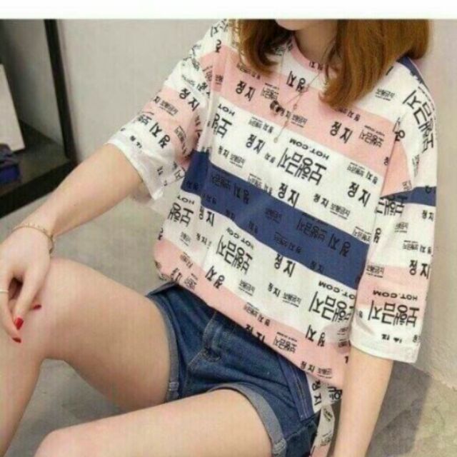 áo thun form rộng tay lỡ hàng chuẩn shop giá sỉ