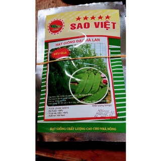 Hạt giống đậu hà lan siêu ngọn, siêu quả