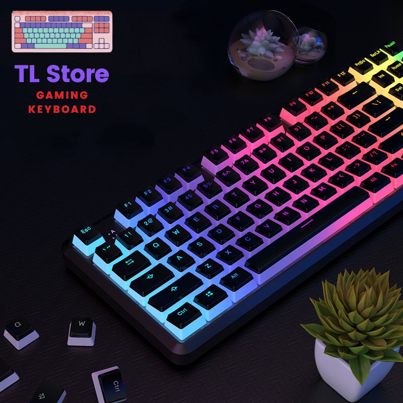 Keycaps Pudding PBT Double Shot Xuyên Led Cực Đẹp