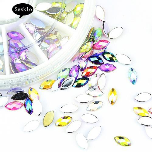 Đồ Chơi Nhân Vật SK SK Độc Đáo Sáng Tạo☀Bộ HạT ĐíNh Trang Trí MóNg 3D - 12 MàU Bộ Dụng Cụ Tự Làm Đồ Thủ Công Chuyên Dụng