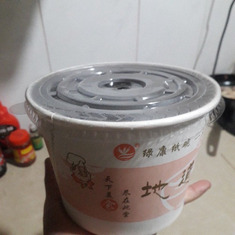 Sỉ 500 bát giấy đựng bún - phở  - mì cay 1000ml kèm nắp