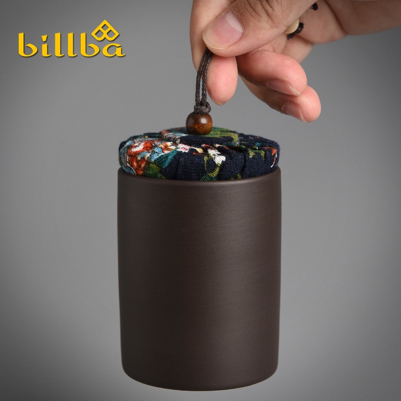 Bộ ấm trà tử sa có 4 chén và hộp chuyên dùng xách tay đi du lịch dã ngoại cắm trại -Billba camping