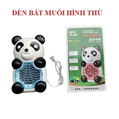 ĐÈN BẮT MUỖI HÌNH GẤU PANDA YK-199 SỬ DỤNG CÔNG NGHỆ DIỆT TRỪ MUỖI ĐỘC ĐÁO