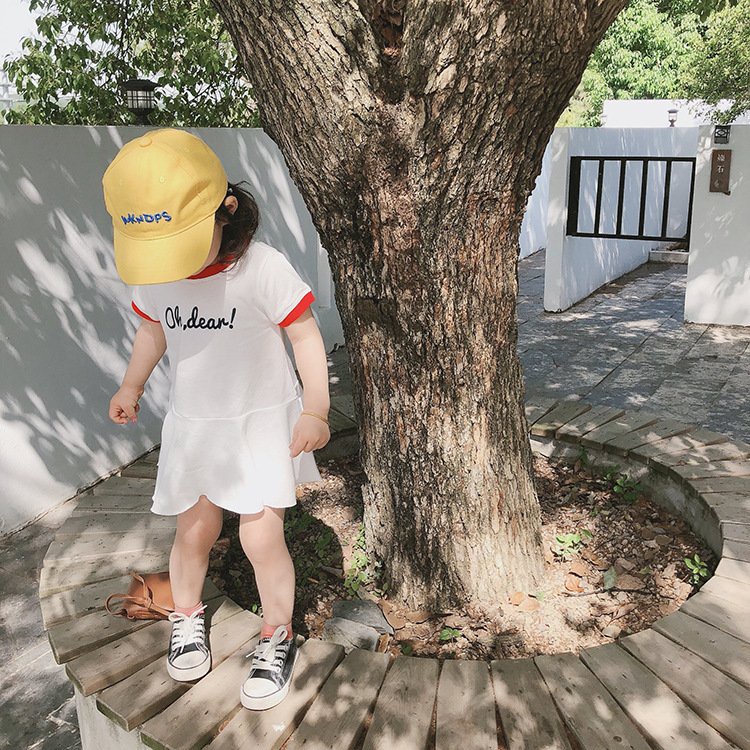 (8-18kg) Váy bé gái AM944 - đầm bé gái in hình cho bé TTR337