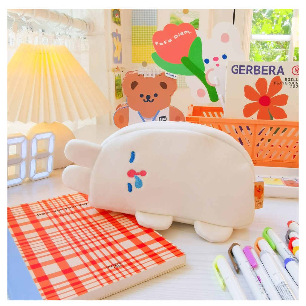 [Mã LIFEBOOK1 giảm 30K đơn 150K] Hộp Đựng Bút Ngủ Milkjoy ,Hộp Đựng Bút Chì Vải Mềm Dung Lượng Lớn