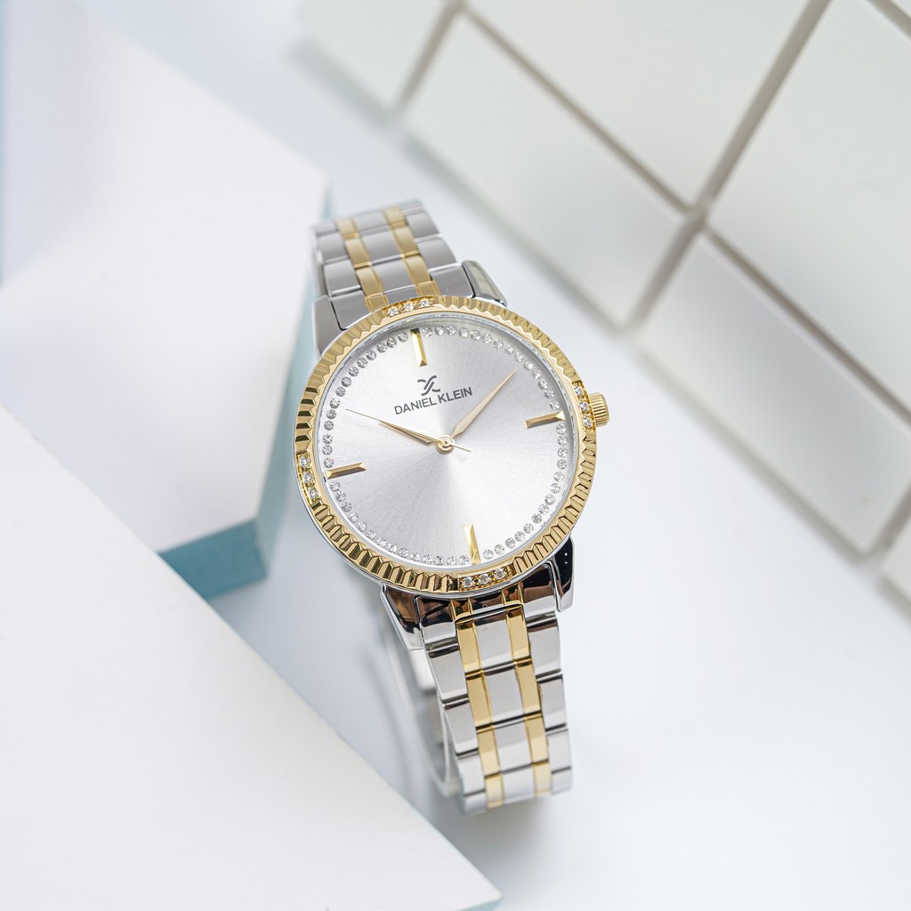 Đồng hồ Nữ Daniel Klein Corryna Demi SiliverGold DK.1.12530.4