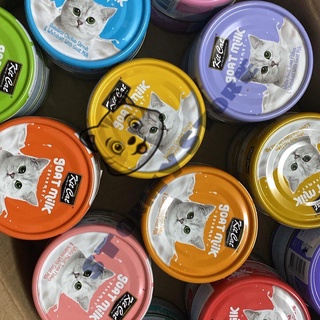 Pate kitcat lon sữa dê - lon 70g.