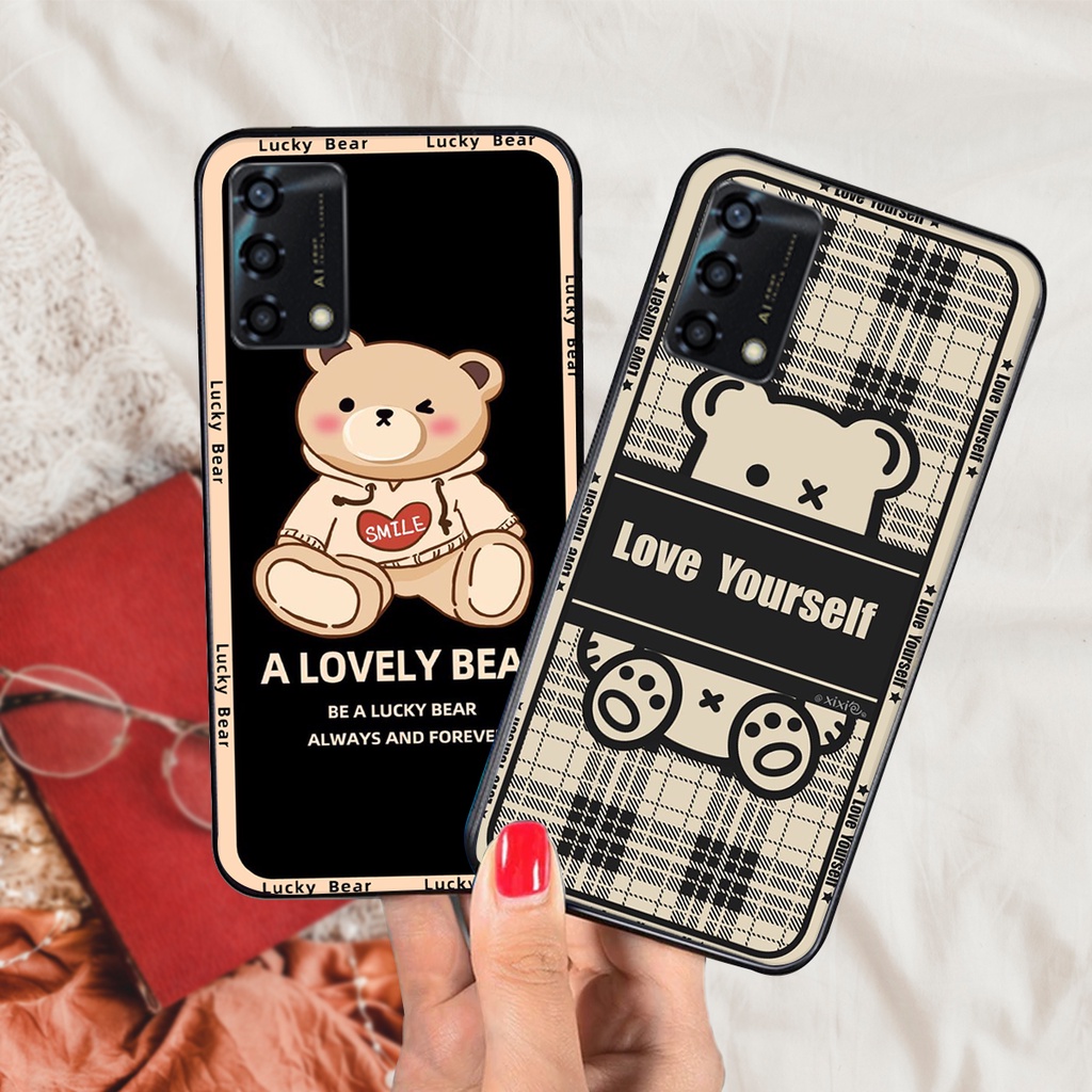 Ốp lưng Oppo A54 / A74 / A94 / A95 in hình cute, mẫu chú gấu siêu đẹp- GIÁ RẺ
