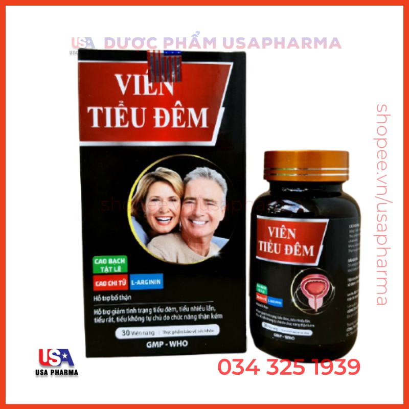 Tiểu đêm USA thảo dược bổ thận, giảm rối loạn tiểu tiện 30 viên