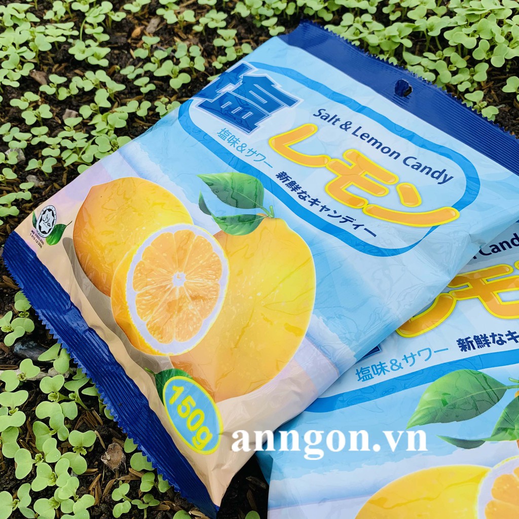 Kẹo chanh muối Salt &amp; Lemon Candy túi 150g