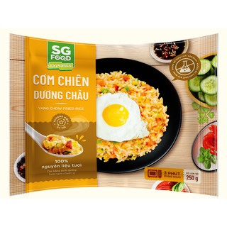 (Chỉ giao TP.HCM) CƠM CHIÊN DƯƠNG CHÂU / CƠM CHIÊN HẢI SẢN NGŨ SẮC/MÌ Ý SỐT BÒ BẰM GÓI 250G SÀI GÒN FOODS