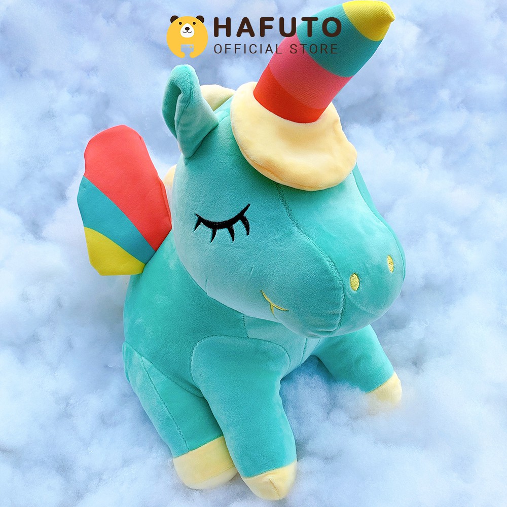 Thú bông kì lân unicorn HAFUTO size 50cm siêu đáng yêu