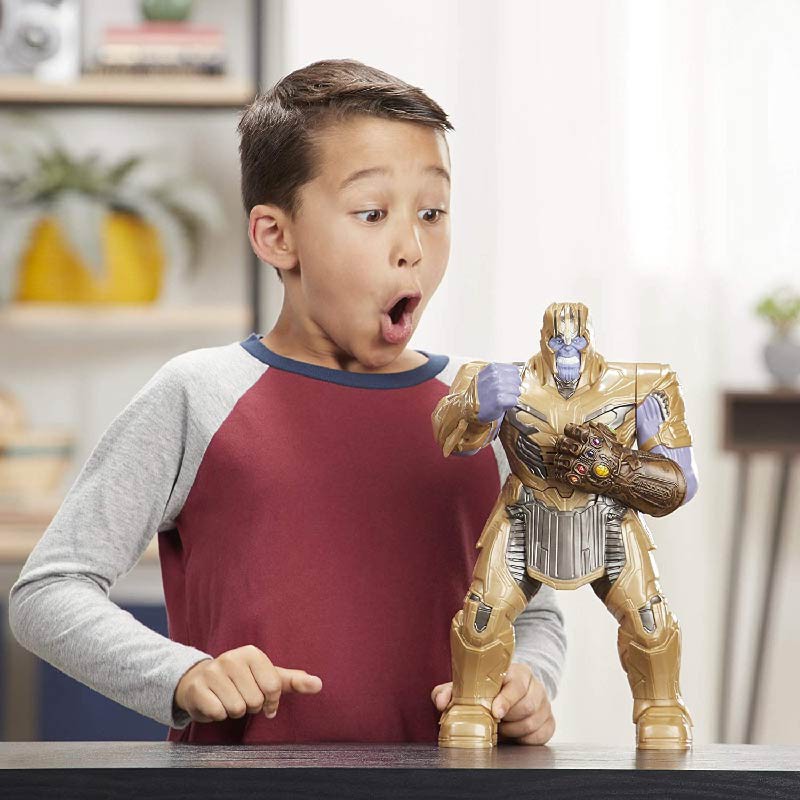 Đồ chơi bé trai Hasbro mô hình siêu anh hùng nắm đấm tối thượng Thanos Avenger E7406