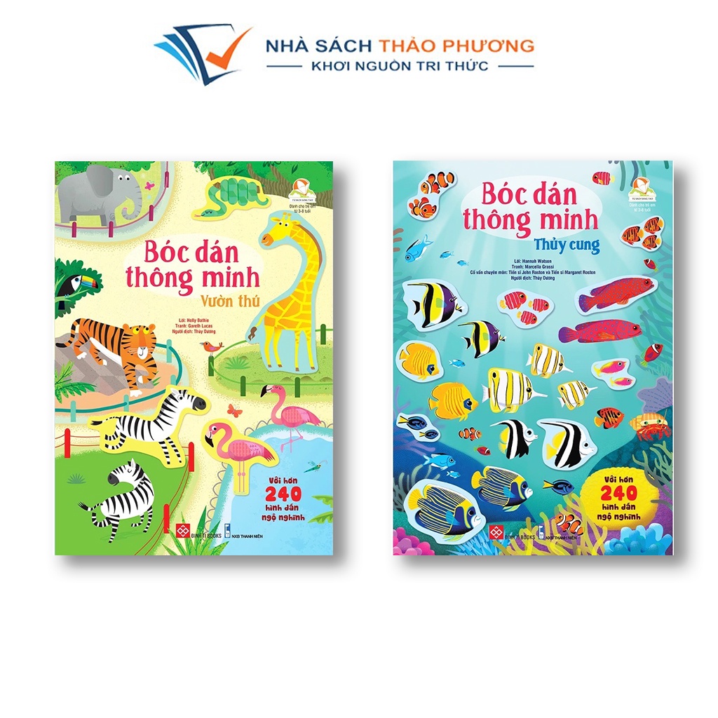 Sách - Bóc dán thông minh theo chủ đề (6 cuốn) - mã lẻ