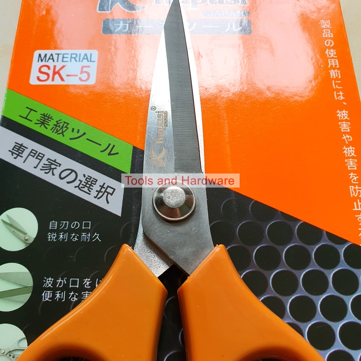 Kéo cắt thực phẩm hãng Kapusi Nhật Bản chiều dài 20cm, thép SK5 cực sắc chuyển dùng để cắt đồ ăn, cắt gà