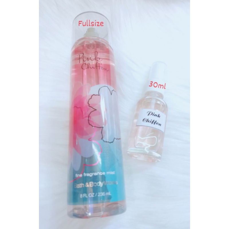 (30ML)XỊT THƠM PINK CHIFFON BATH AND BODYWORKS