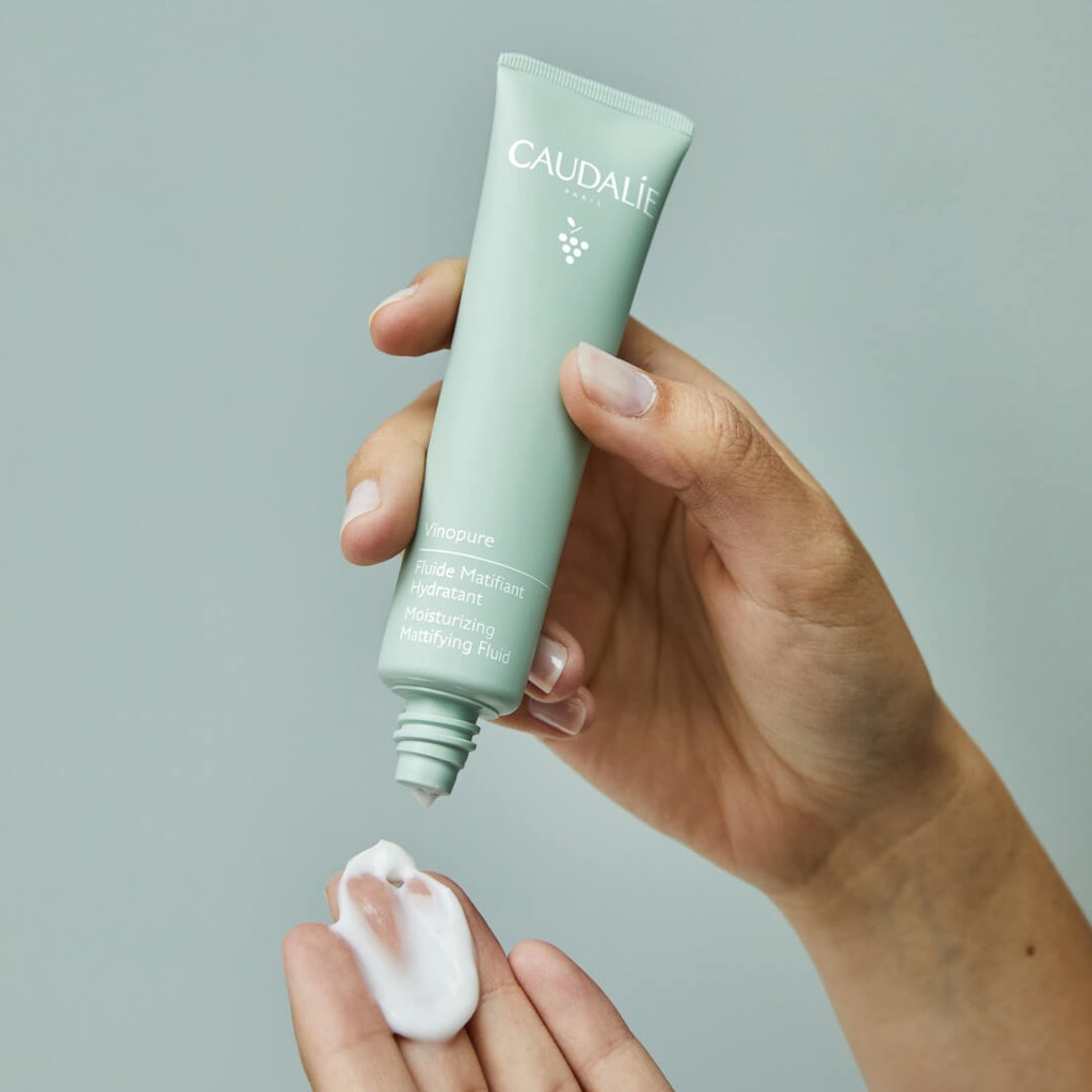 Kem Dưỡng Ẩm Caudalie Vinopure Moisturizing Mattifying Fluid 40ml