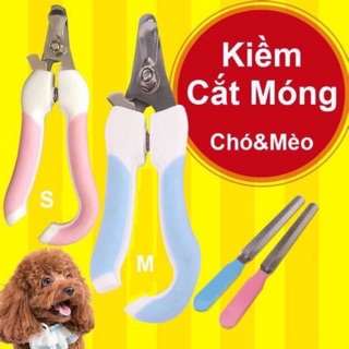 [LXPET] Bộ kềm cắt móng, bấm móng cho chó mèo kèm dũa