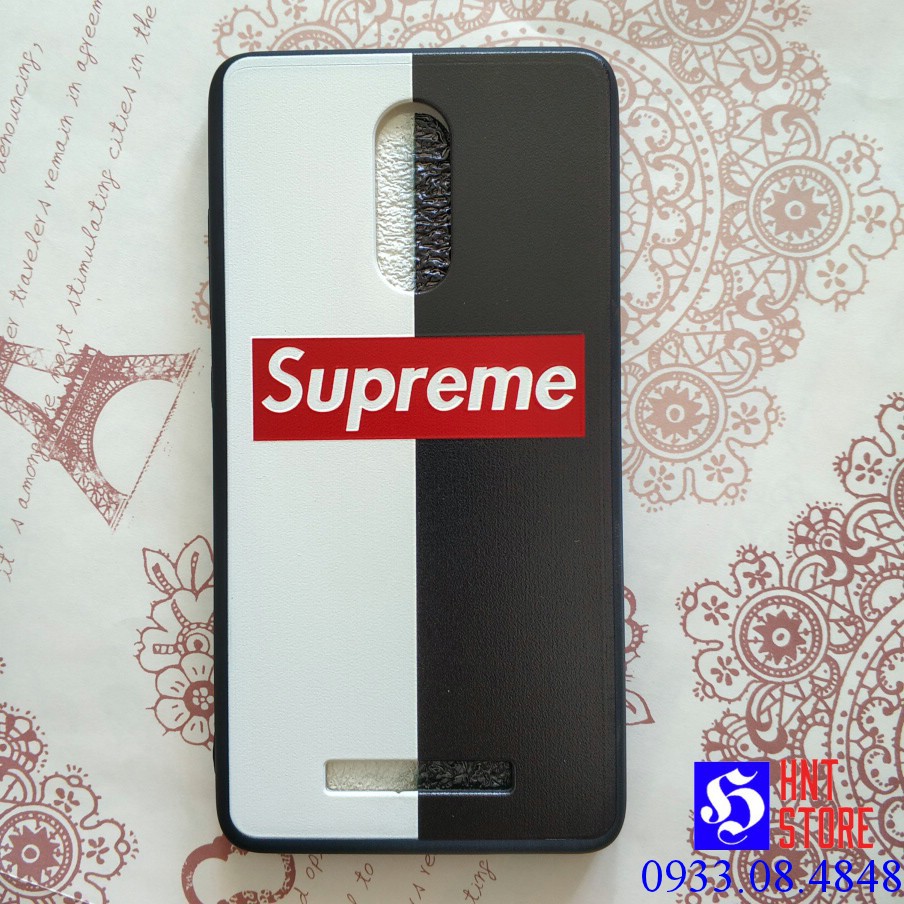 ỐP LƯNG XIAOMI REDMI NOTE 3 - MẪU HÌNH CHỮ SUPREME